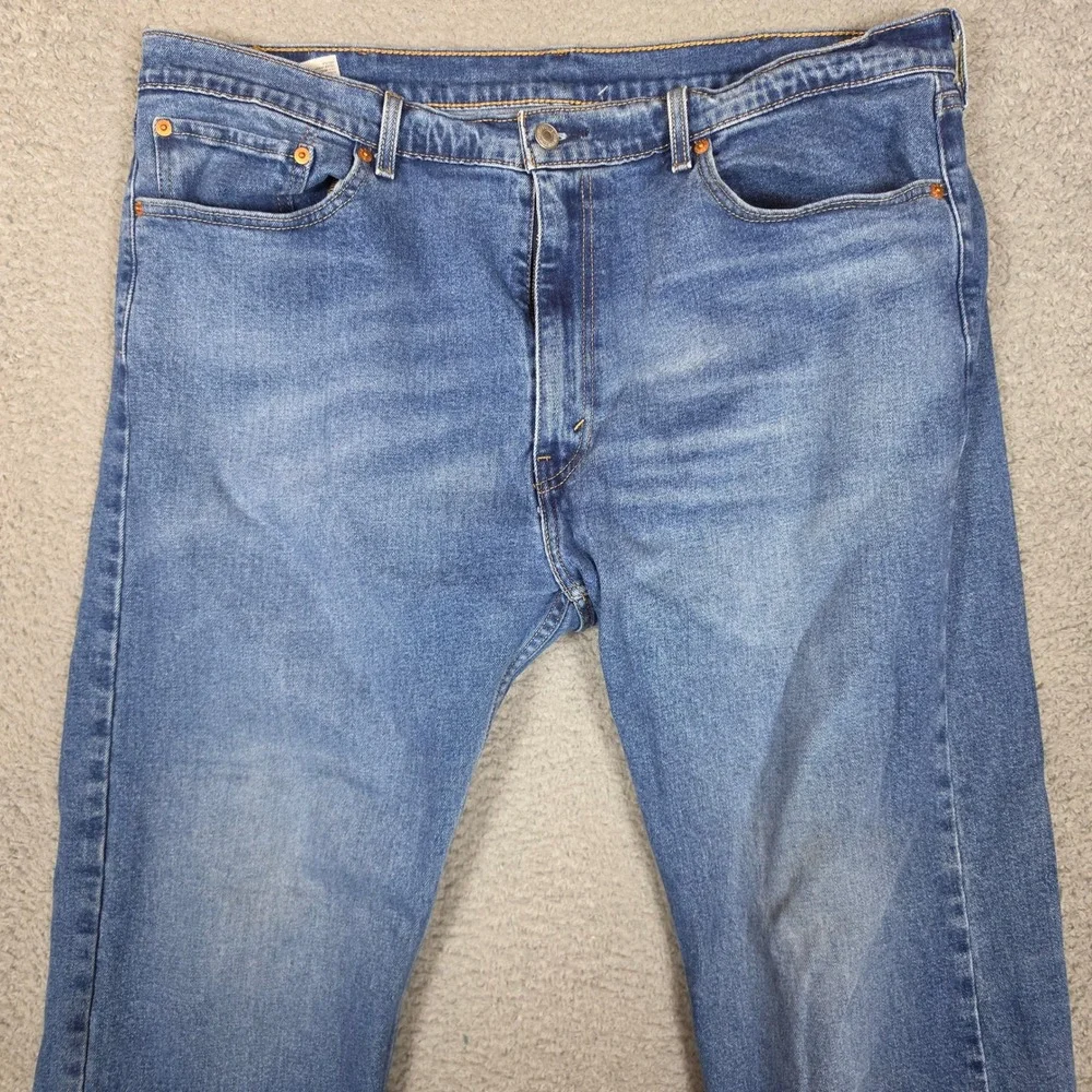 Levi's 505 Jeans Mens‎ 40x30 Regular Fit Blue Straight Leg Stretch Casual